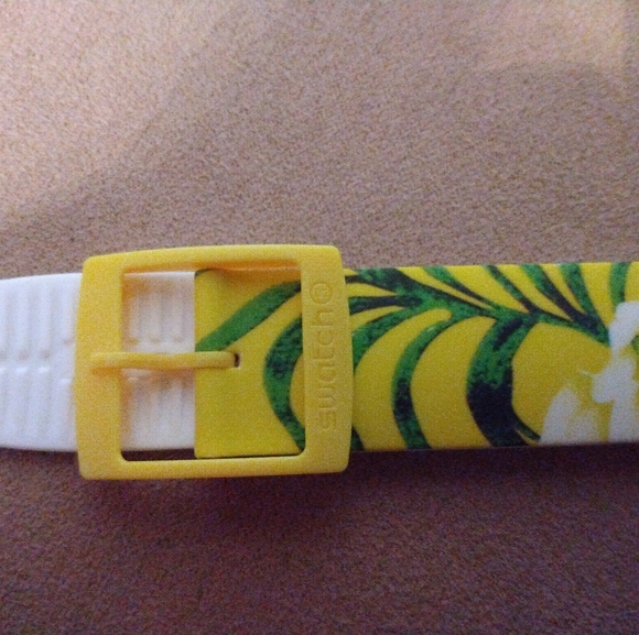 NIB Swatch Silicone Watch Band ASUOJ104 Limbo Dance - Picture 7 of 10